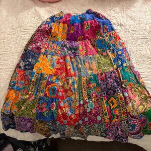 Colorful maxi skirt